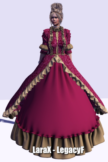 !!! Revna !!! 510 Rococo Dress Hot Pink
