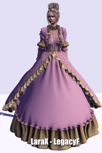 !!! Revna !!! 510 Rococo Dress Pink