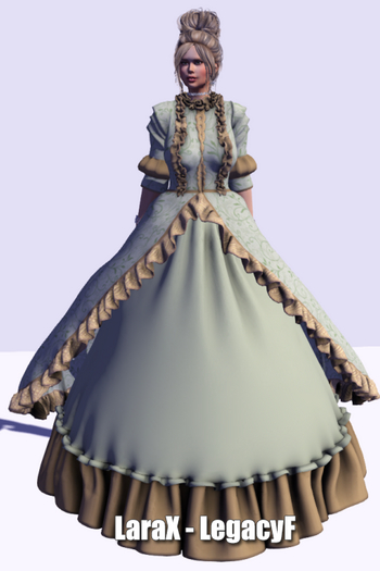!!! Revna !!! 510 Rococo Dress Mint