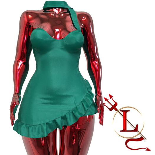 Emerald Collar Dress