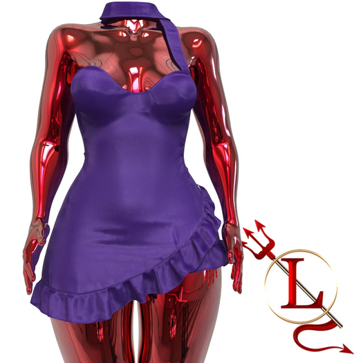 Purple Collar Dress