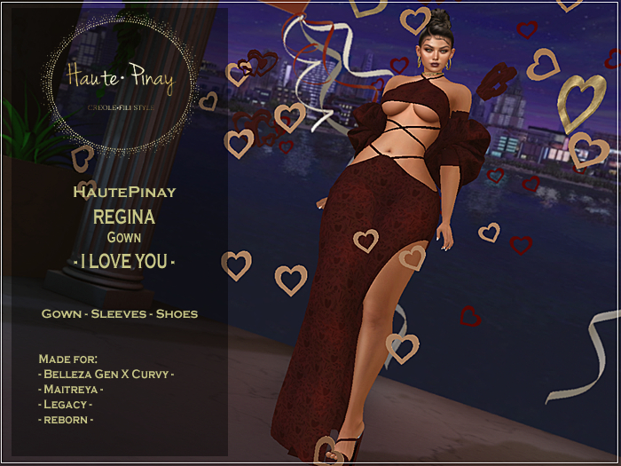 = HOLIDAY FASHIONS = REGINA Dress - I LOVE YOU