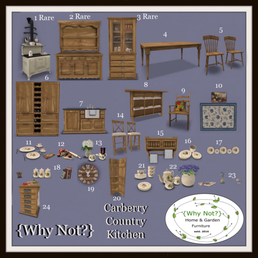 1. {Why Not?} Carberry Country Kitchen Stove RARE