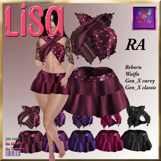 LISA SILK SKIRT N TOP RA