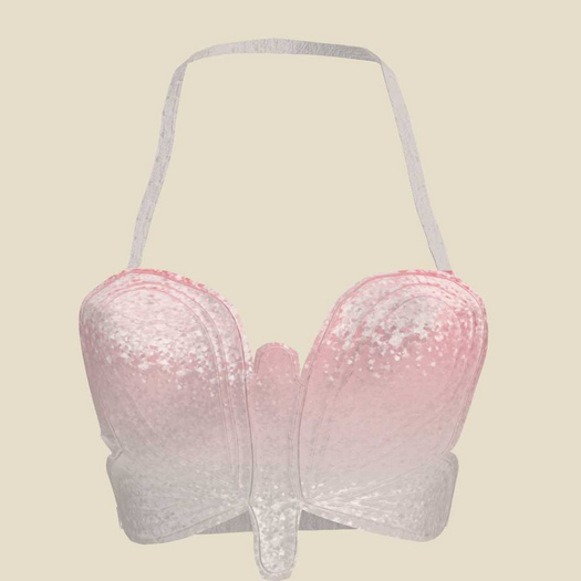 Bella Note- Mariposa Top PINKWHITE