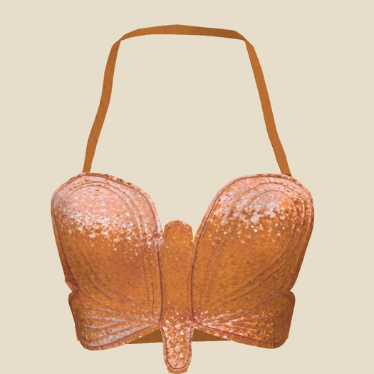 Bella Note- Mariposa Top ORANGE