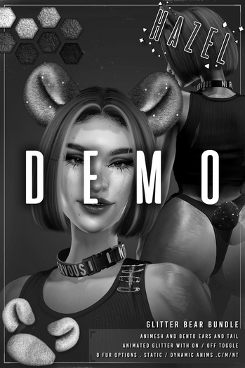 HAZEL . GLITTER BEAR BUNDLE [DEMO]