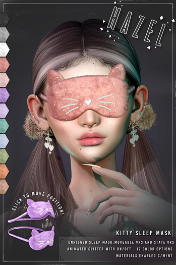 HAZEL . KITTY SLEEP MASK