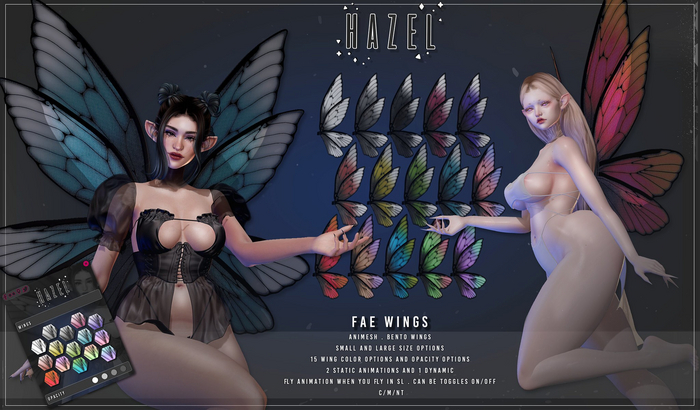 HAZEL . FAE WINGS