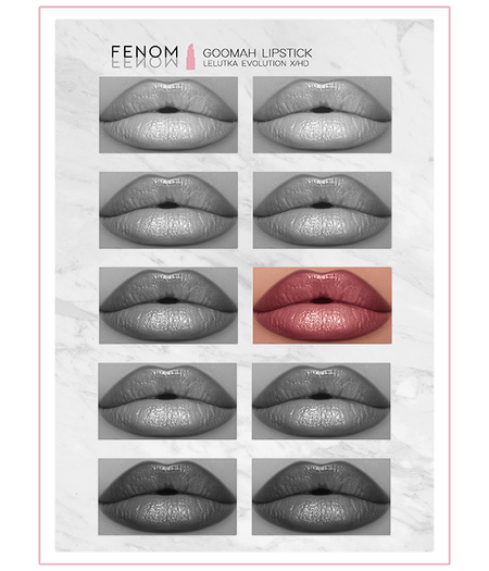 Fenom. Goomah Lipstick [Lelutka HD] Demo
