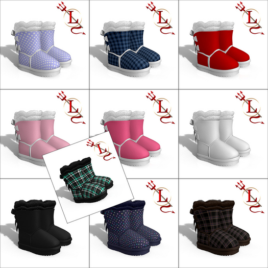 LUCIFER FATPACK Fluffy Boots