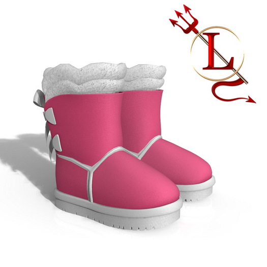 Pink Fluffy Boots