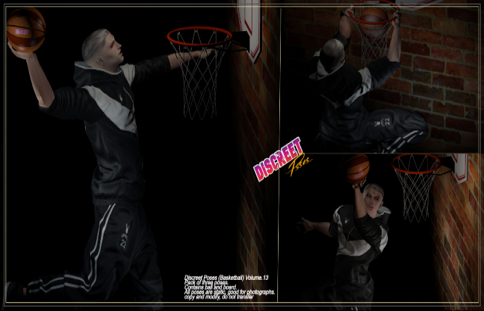 Discreet Poses (Basketball) Volume.13