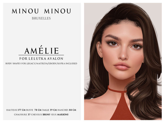 .minou minou. Amelie for Lelutka Avalon