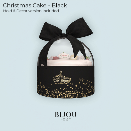 BIJOU :: Christmas Cake - Black *add me*