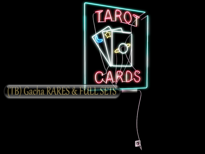 1 SPELL : Tarot Cards Neon Sign - Rare