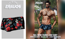 [ ERAUQS ] - Nas Swim Trunks - 11