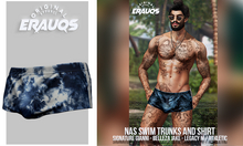 [ ERAUQS ] - Nas Swim Trunks - 12