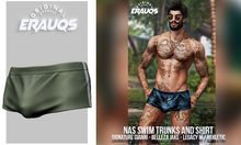 [ ERAUQS ] - Nas Swim Trunks - 14
