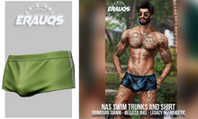 [ ERAUQS ] - Nas Swim Trunks - 15