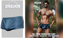 [ ERAUQS ] - Nas Swim Trunks - 18