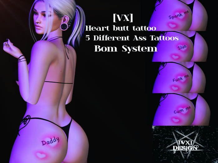 [VX] Heart Butt Tattoo