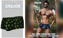 [ ERAUQS ] - Nas Swim Trunks - 21
