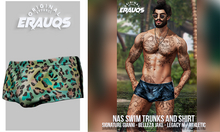 [ ERAUQS ] - Nas Swim Trunks - 22