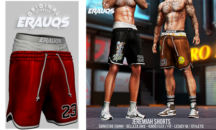 [ ERAUQS ] - Jeremiah Shorts - 04