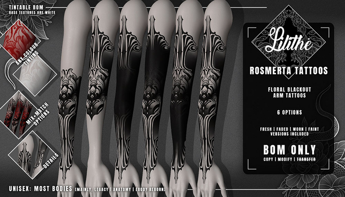 Lilithe'// Rosmerta Tattoos