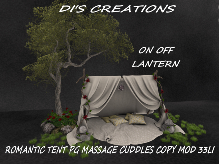 ROMANTIC TENT PG MASSAGE