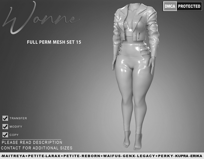WONNE (15) DEMO Full Perm Mesh