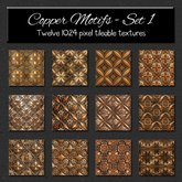 *Wallflowers* Copper Motifs - Set 1