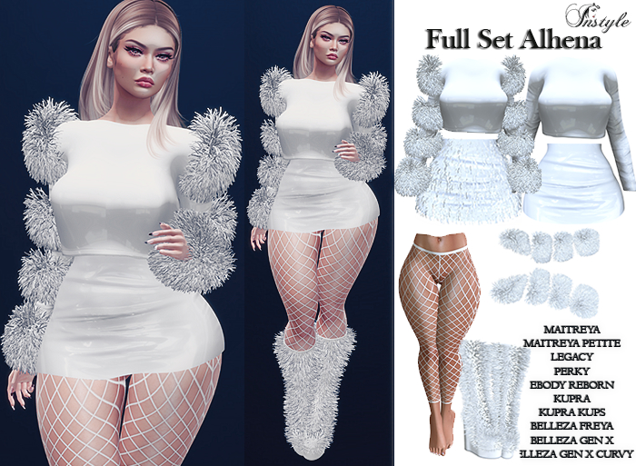 InStyle - Alhena Latex SET - White