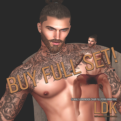 LDK::Adirondack Chair // Male FULLPERM Anim Set