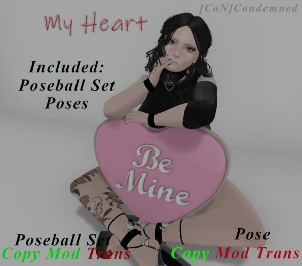 [CoN] My Heart Poseball Set (Boxed)