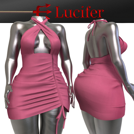 Pink Rouched Dress