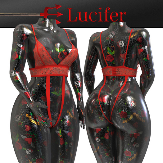 Red Lace Shape Wear