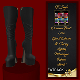 [K-Style] ORIANNA BOOTS(V.OPAQUE) - FATPACK