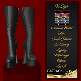 [K-Style] ORIANNA BOOTS(V.LEATHER) - FATPACK