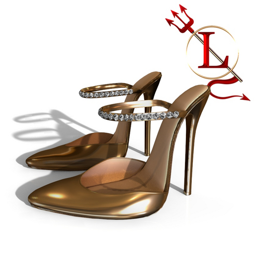 Gold Gem Pumps