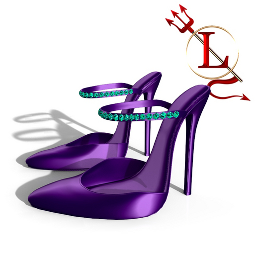 Purple Gem Pumps