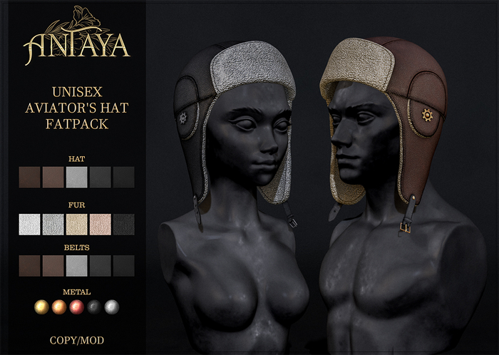 :: ANTAYA :: Unisex aviator's hat FATPACK
