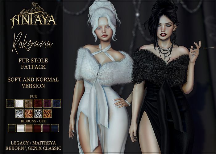 :: ANTAYA :: Fur stole "Roksana" FATPACK (wear)