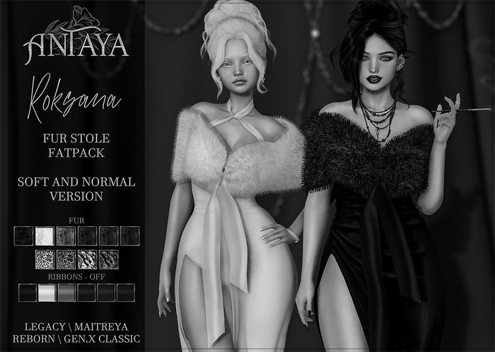 :: ANTAYA :: Fur stole "Roksana" demo