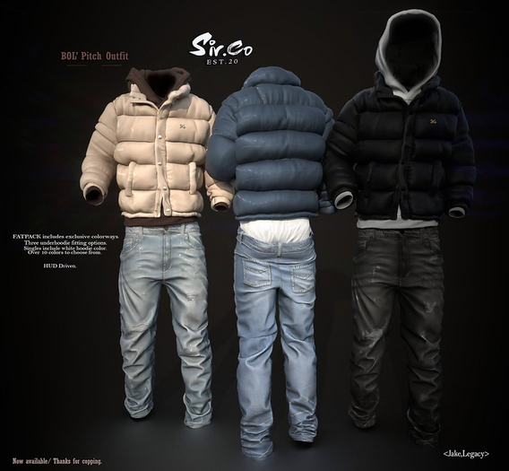 Sir.Co Bol' Pitch Jeans FATPACK