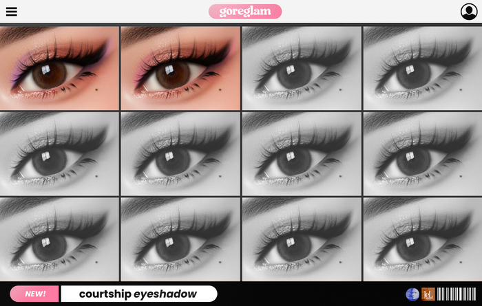 Goreglam 'Courtship' Eyeshadow EVO X DEMO