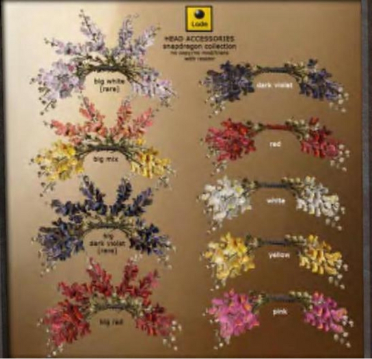 *LODE* Head Accessory - Snapdragon [yellow]