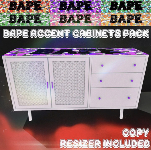 Bape Accent Cabinets Pack