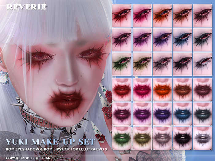 [REVERIE] Yuki Make-up Set [BOM\EvoX]